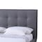 Baxton Studio Jonesy Mid-century Grey Upholstered Full Size Platform Bed 120-6702 - alternate 4